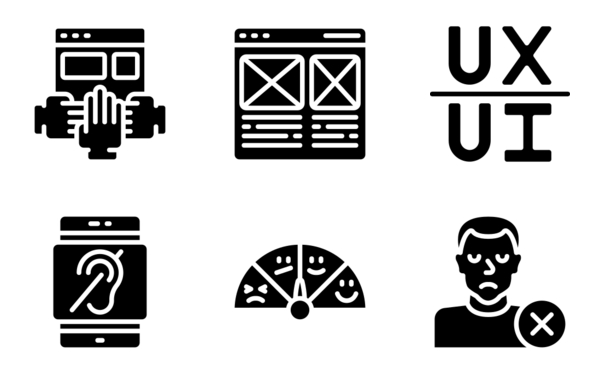 user experience  glyph