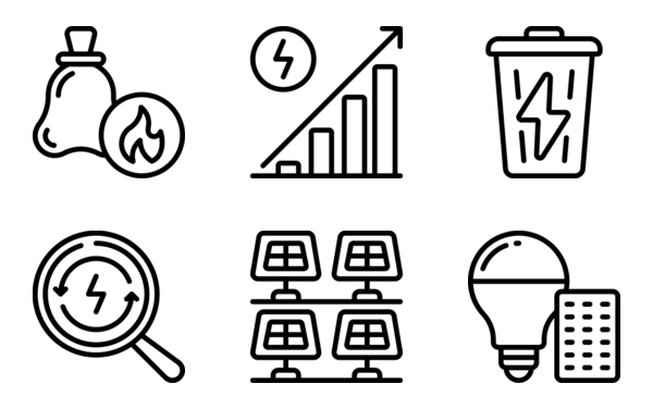 clean energy  outline