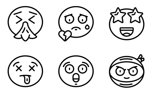 emoji  outline