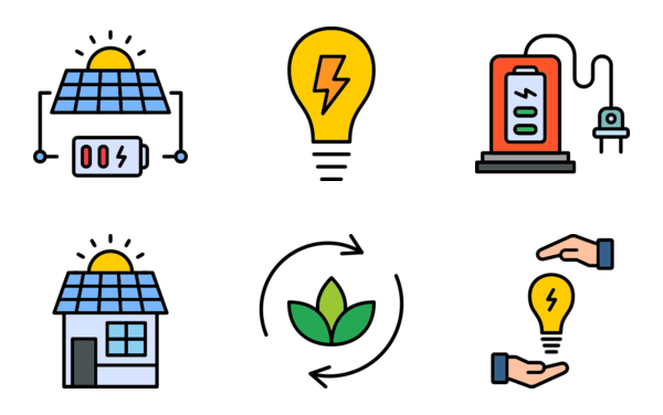 renewable energy line filled