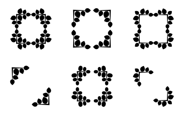 Leaf corners and frames