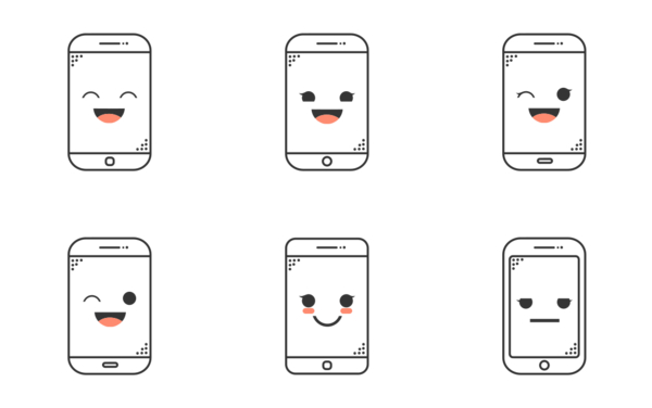 emoji devices  outline