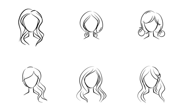 hair doodles hair doodles