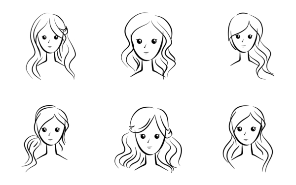 Girl doodles Girl doodles