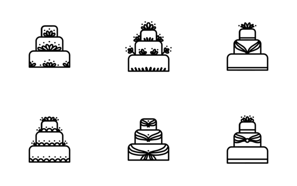 hand drawn cake designs v2