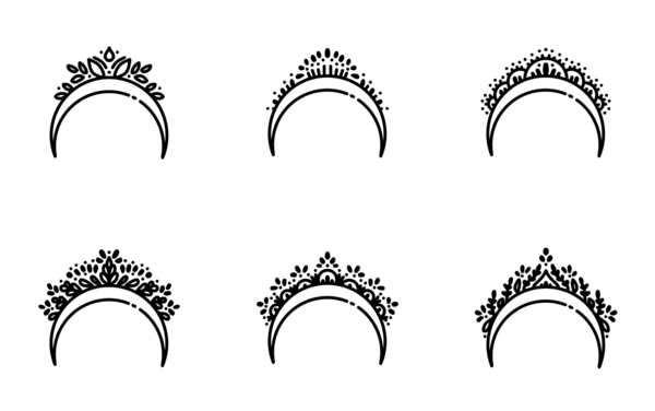 hand drawn headbands and headdresses hand drawn headbands and headdresses