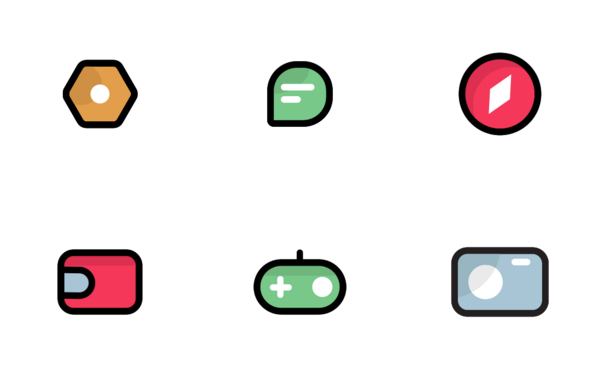basic ui elements  6  filled outline