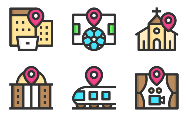 location basic 1 filled outline