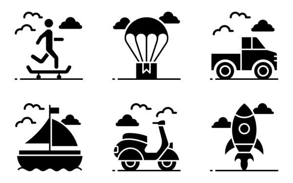transportation vehicle black fill transportation vehicle black fill