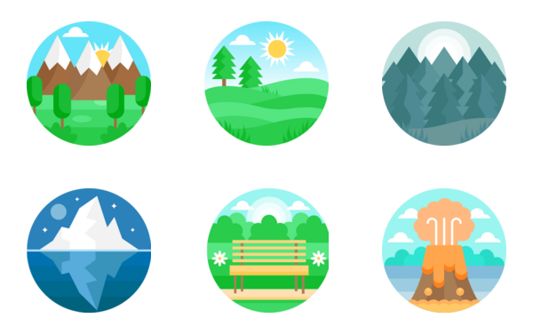 landscape flat style landscape flat style