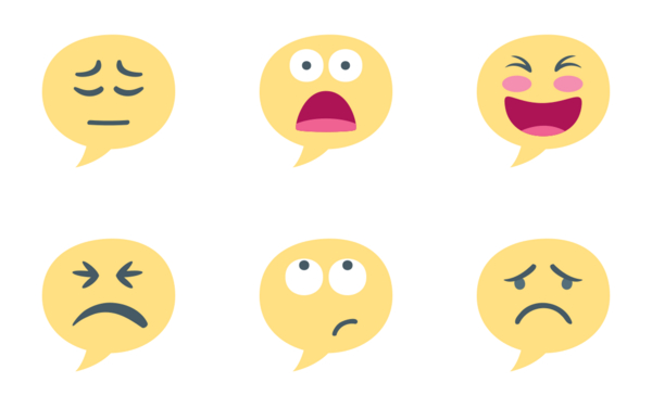 emoji bubble bordered