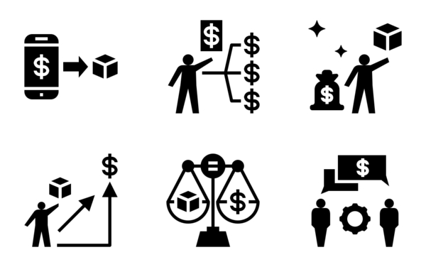 Commodity trading glyph Commodity trading glyph