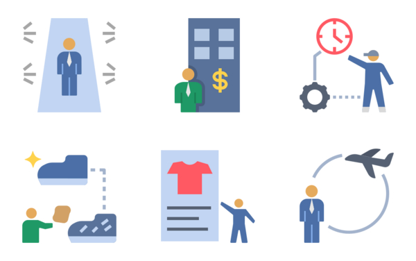 Job or profession flat