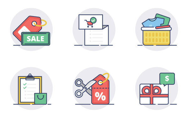 filled outline ecommerce for shopify