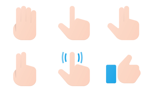 touch gestures