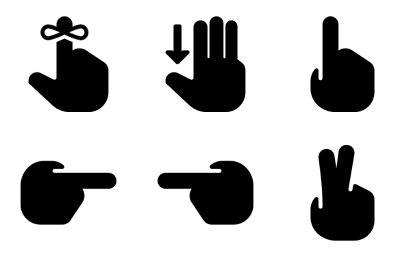 touch gestures