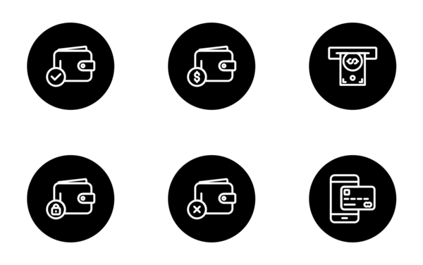 payment filled circle