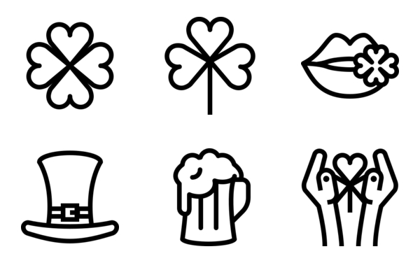 st patricks day outline st patricks day outline