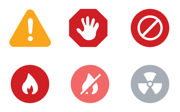 basicolor signs  warnings