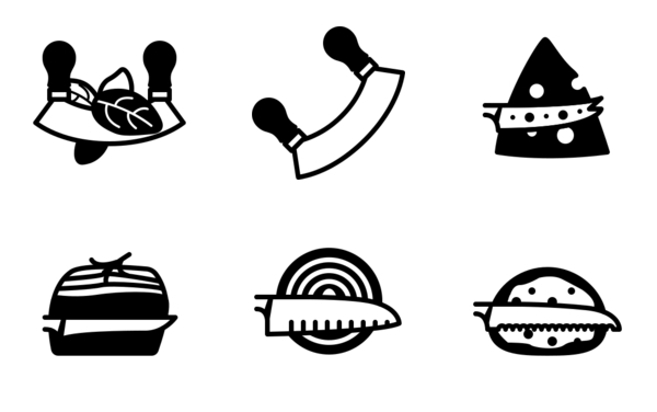 kitchen knifes glyph kitchen knifes glyph