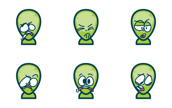 cute sticker  aliens 27032023