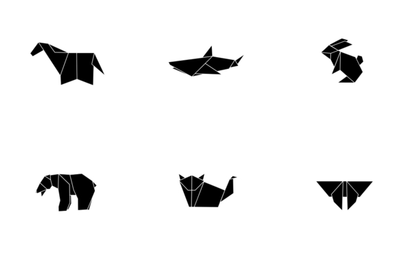 animals origami set