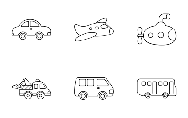 vehicles outline