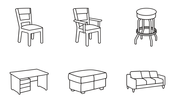 furniture outlines