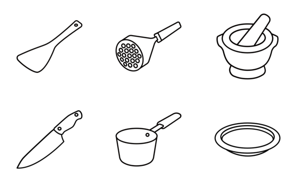 kitchenware ii outlines