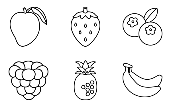 fruit ii outlines