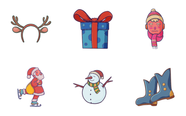 christmas hand drawn christmas hand drawn