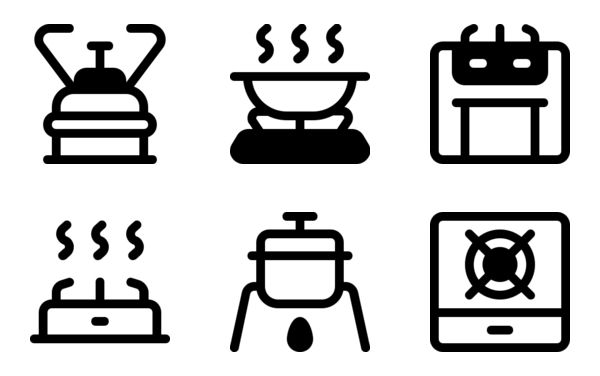 stove and cooking tools