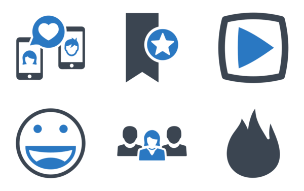 social media blue series