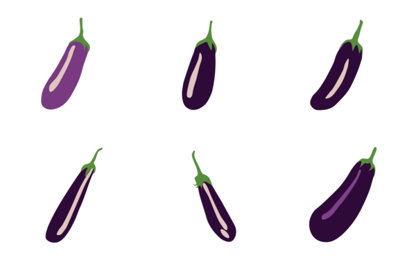 flat eggplant