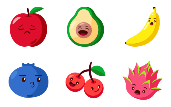 cute fruits