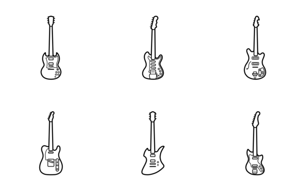 electric guitars