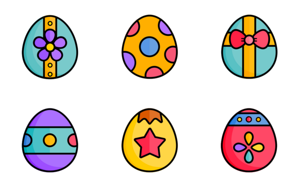 easter iconslineal color1