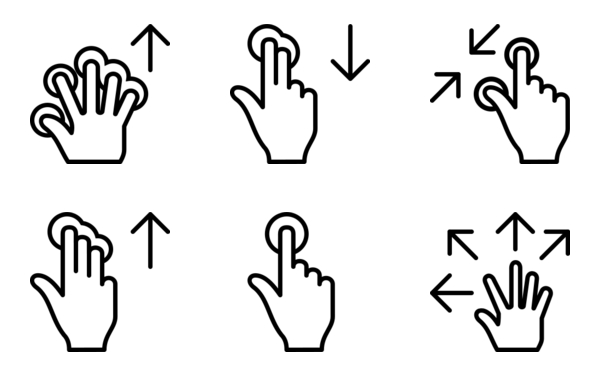 touch gesture line