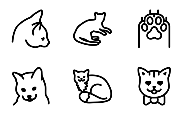 cats outline