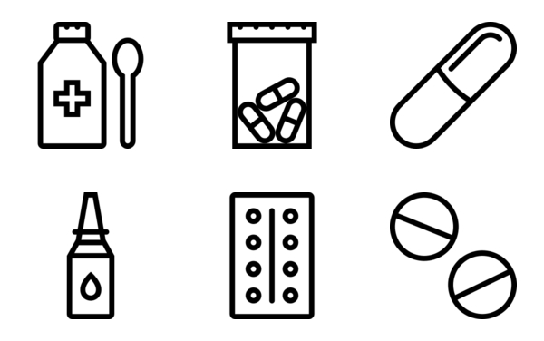 tablet medicine outline tablet medicine outline