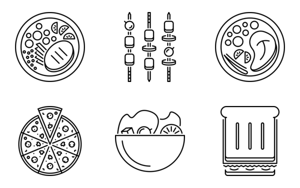 restaurant outline