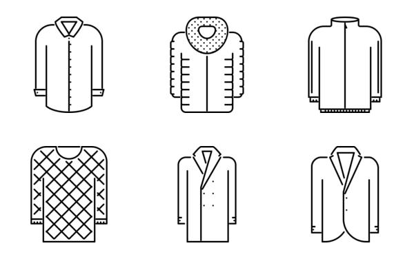 Clothes outline Clothes outline