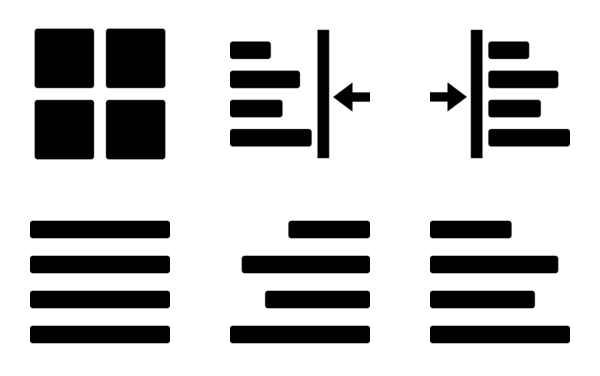 superglyph alignment