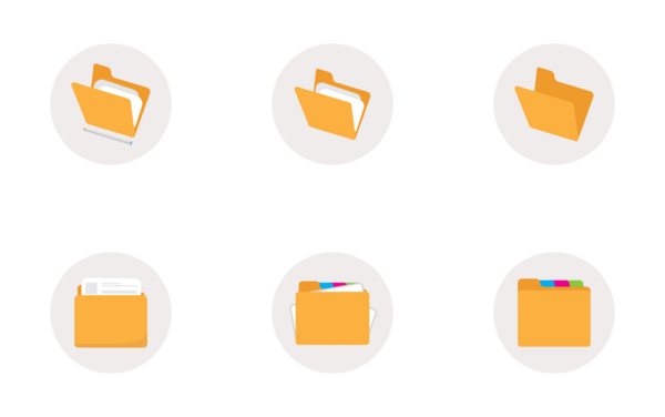 circled application icons