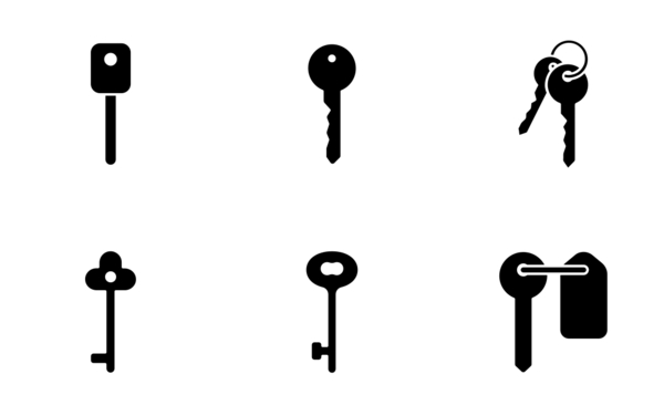 keys  glyph style