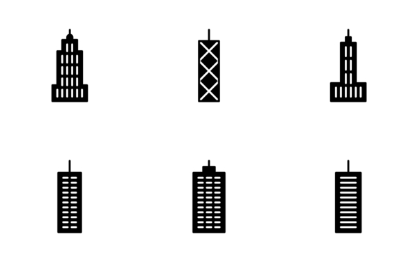 skyscraper  glyph