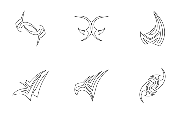 Tribal and tattoo Tribal and tattoo