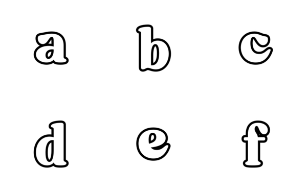 small alphabet