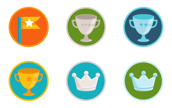 gamification flat awards and badges