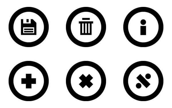 circular appweb icons